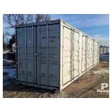 40' Shipping Container with 4 Side Doors