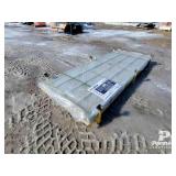 Unused 8' White Metal Roofing Panels