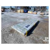 Unused 8' White Metal Roofing Panels