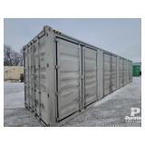40' Shipping Container with 4 Side Doors