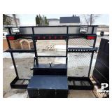 Headache Rack with Lights, Toolbox & Oil Tank