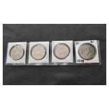 (4) 1978 Canadian One Dollar Coins