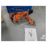 Unused 1 1/2 Ton Lever Block Chain Hoist