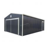 StanForge-MS1624A Metal Shed Garage with door 16'
