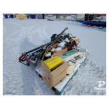 Lot of Misc. Plumbing Parts & Pipe Threader Stand