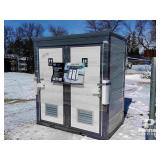 Portable Restroom w/2 Private Toilet Stalls