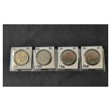 (4) 1968 Canadian One Dollar Coins