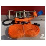 Unused 1in X 20ft 3,300LB Ratchet Tie Down Strap