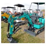 Large qty of mini excavators