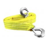 Unused 2inX30ft 6600LB Tow Strap w/ Hooks