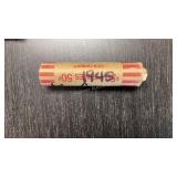 (50) 1945 King George VI Canadian Pennies