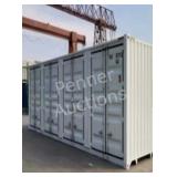 40' HC Storage Container w/ 4 Side Doors