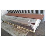 12' Composite Deck Board 3D Wood Grain - Red Wood