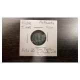 Authentic Bible Time Coin - Gov. Festus