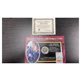 Canada's historic 20th Century Coins with Stamp -