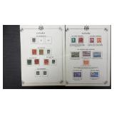 Two Sheets of Vintage Canadian Stamps