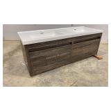 Dual Sink Bathroom Vanity 59'x21'x21'