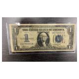 One U.S. Silver Certificate - One Dollar - 1934