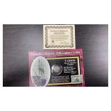 Canada's historic 20th Century Coins with Stamp -