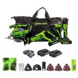Greenworks 24V 4-piece Power Tool Combo Kit