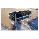 72' PABREAK Skid Steer Q/C Rotary Tiller