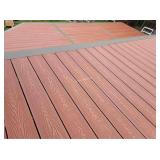 12' Composite Decking 3D Wood Grain -Teak