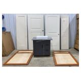 Vanity (6) Interior Doors, Gator Board Signs