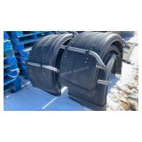 (6) Truck / Trailer Fenders w/ Mounting Arms
