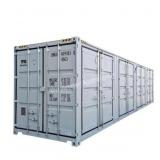 Open Side Storage Container w/ 4 Side Doors