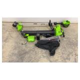 Greenworks Cordless String Trimmer & Blower w/ Bat