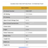 *O/S Solar Panel Set Up (Display Model)