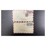 Two WW2 Envelopes with Stamps - 1932