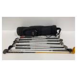 Qty of Golf Clubs & Carry Bag