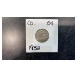 1932 Canadian Nickel Coin