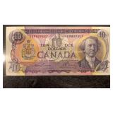 1971 Canadian Ten Dollar Bill