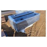 (2) Steel Trailer Tool / Dunnage Boxes 15x15x60'