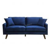 Mazin Furniture Bellerophon Blue Sofa (Unused)