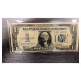 One U.S. Silver Certificate - One Dollar - 1934
