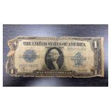 Large U.S. Silver Certificate - One Dollar - 1923