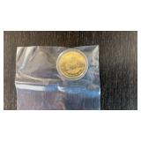 2008 1/4oz Krugerrand Gold Plated Coin