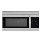 LG 1.7 cu. ft. Stainless-steel OTR Microwave