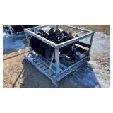 10'12'&18' PABREAK Skid Steer Q/C Post Hole Auger