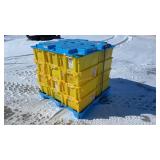(24) Stackable Plastic Storage Tote Bin / Tray