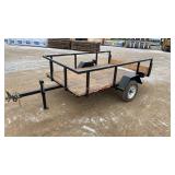 Home Built Utility Trailer 8-FT S/A (Unused)
