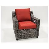 Hampton Bay Wicker Chunky Lounge Chair