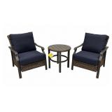 Hampton Bay Wicker Patio Chat Set