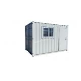 12' Storage Container w/ Side Door & Window
