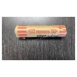 (50) 1947 With Dot King George VI Canadian Pennies