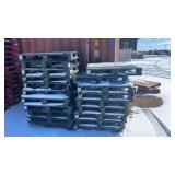 (20) Plastic Shipping Pallets (Black)