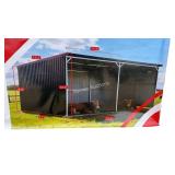 SDLANCH SDLGM1220F Livestock Shelter 12'x20'
